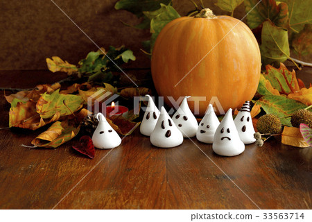 萬聖節南瓜，鬼蛋白甜餅/萬聖節鬼蛋白甜餅 33563714