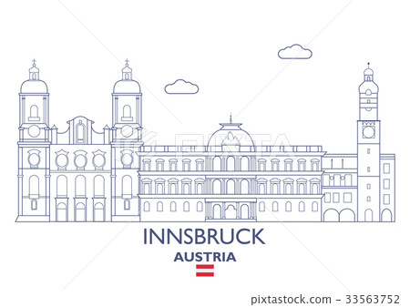 Innsbruck City Skyline, Austria 33563752