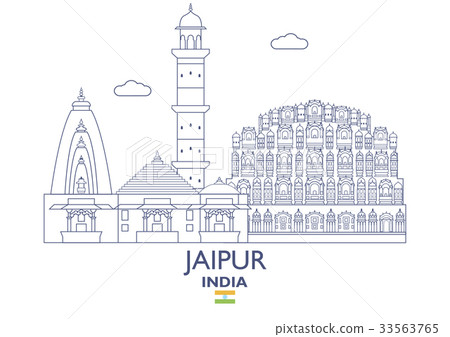 Jaipur City Skyline, India Jaipur City Skyline, India 33563765