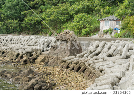 Godzilla Rock Uwajima City Ehime Prefecture Kushima 33564305