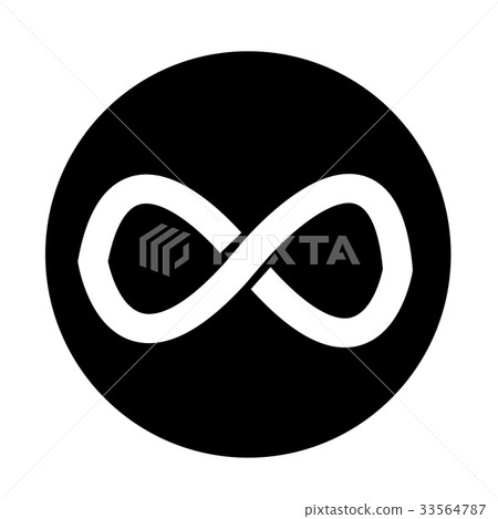 infinity symbol icon illustration design 33564787