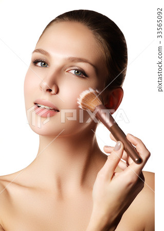 Beauty girl with makeup. Spa woman. Cosmetics Beauty girl with makeup. Spa woman. Cosmetics 33565092