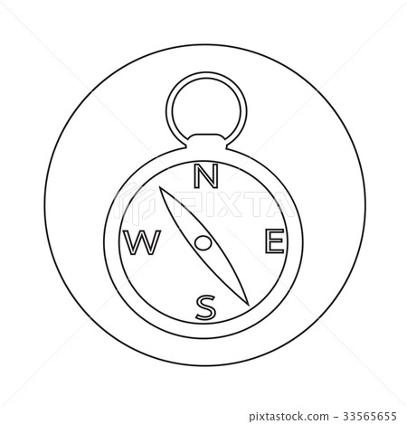 compass icon illustration design 33565655