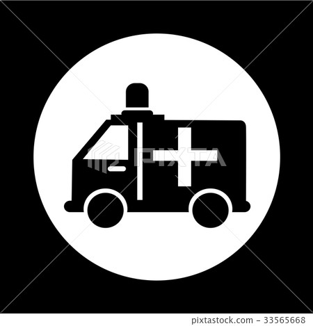 ambulance car icon illustration design 33565668