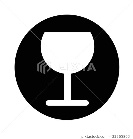 Wine glass icon illustration design Wine glass icon illustration design 33565863