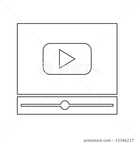 video player icon illustration design video player icon illustration design 33566217