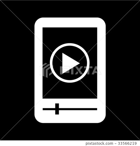 MP3 player icon illustration design 33566219