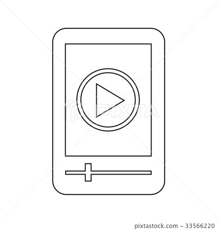 MP3 player icon illustration design 33566220