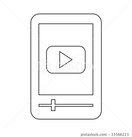 MP3 player icon illustration design MP3 player icon illustration design 33566223