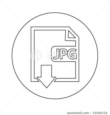 File type JPG icon illustration design File type JPG icon illustration design 33566316