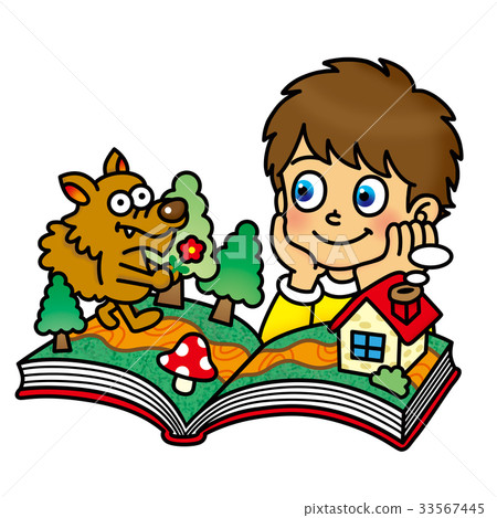 Ta＊ページ Picture book - Stock Illustration [33567445] - PIXTA