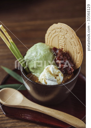 Matcha ice cream Matcha ice cream 33568129