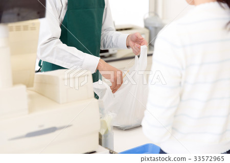 收銀員客服包裝便利店店員 33572965