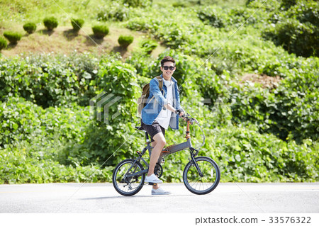 Bicycle, young man, Gongju-si, Chungnam Bicycle, young man, Gongju-si, Chungnam 33576322