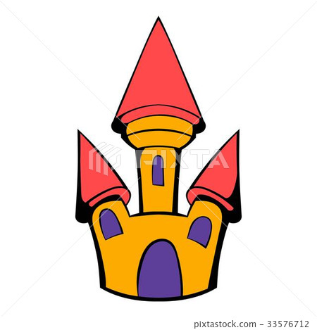 Castle icon cartoon 33576712