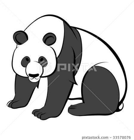 Panda icon cartoon Panda icon cartoon 33578076