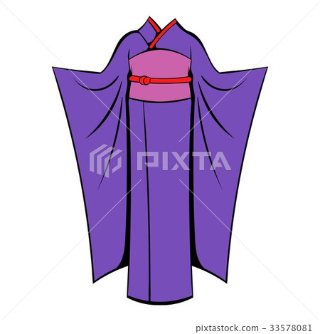Japanese kimono icon cartoon Japanese kimono icon cartoon 33578081