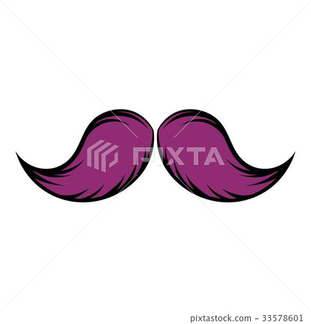 Mustache icon cartoon Mustache icon cartoon 33578601