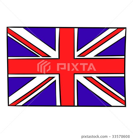 Great Britain flag icon cartoon Great Britain flag icon cartoon 33578608