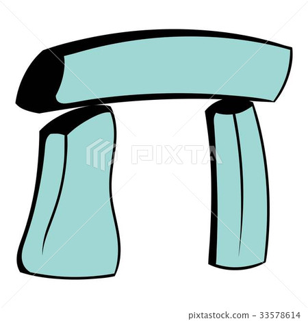 Stonehenge icon cartoon 33578614