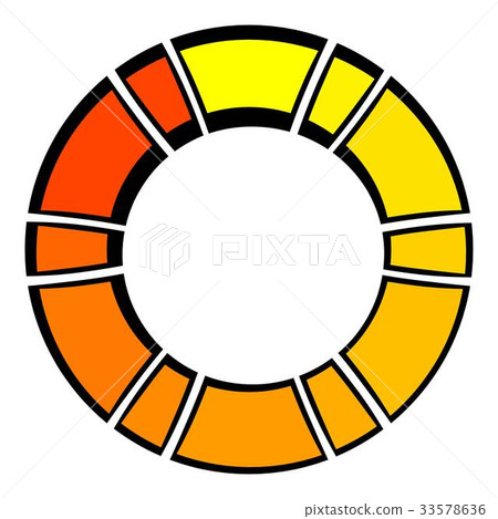 Loading process circular icon cartoon 33578636