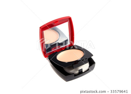 Cosmetic powder, isolated on white 33579641