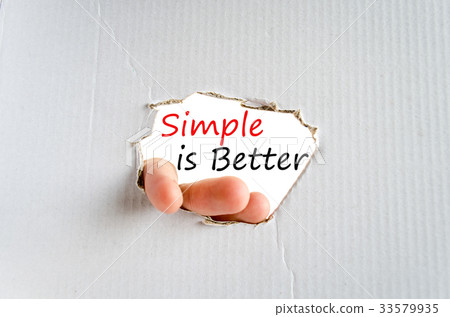 Simple is Better Concept Simple is Better Concept 33579935