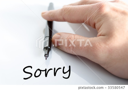 Sorry Concept 33580547