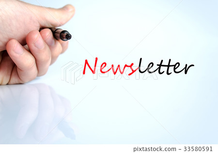 Newsletter concept Newsletter concept 33580591