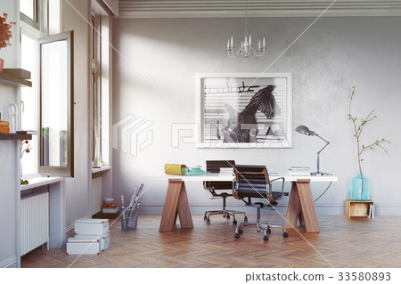modern study room modern study room 33580893
