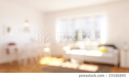 Blurred Living Room Background Stock Illustration 33580895 Pixta