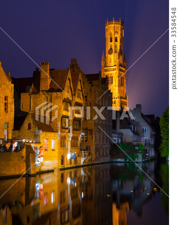 Bruges at night 33584548