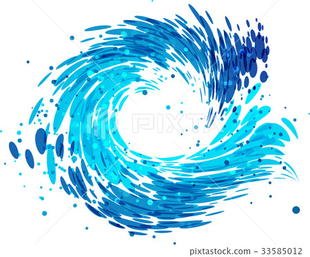 Splash round water Splash round water 33585012