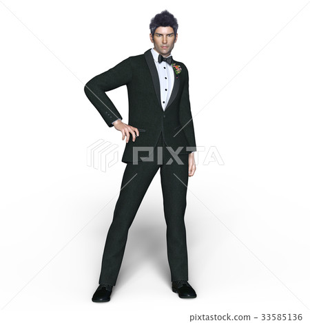 穿著燕尾服的男人 穿著燕尾服的男人 33585136