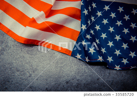 America flag with background for Labor day 33585720