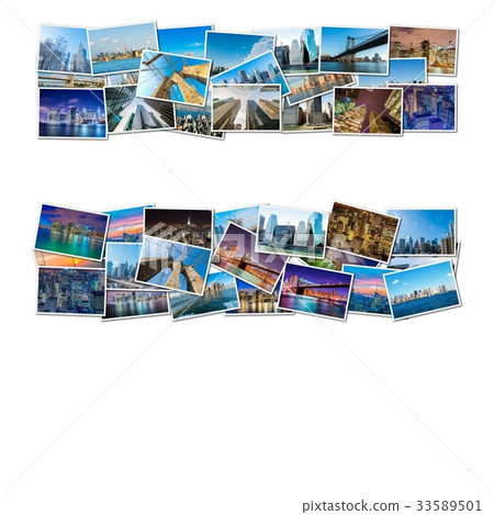 Punctuation mark made of new york photos 33589501