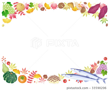 Autumn taste seasonal food autumn leaves 33590206