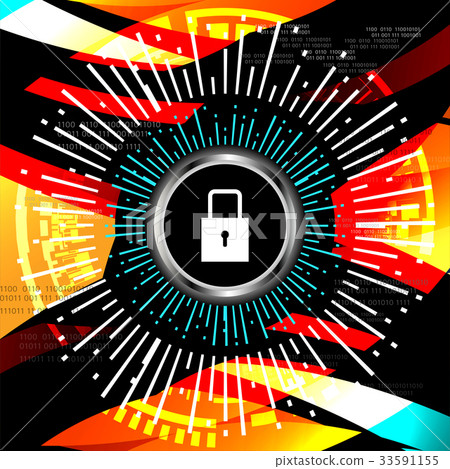 Cyber security concept Cyber security concept 33591155