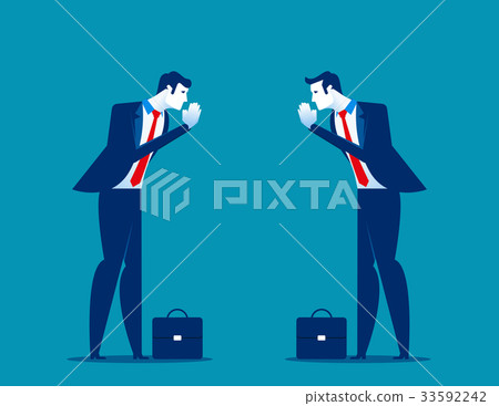 Business partners pay respect hands greeting. Business partners pay respect hands greeting. 33592242
