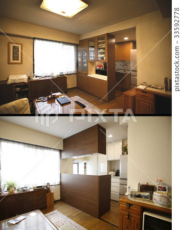 Before after group of renovation photograph Before after group of renovation photograph 33592778