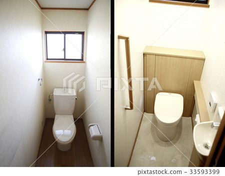 Before after group of renovation photograph Before after group of renovation photograph 33593399