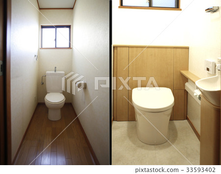 Before after group of renovation photograph 33593402