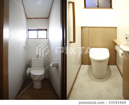 Before after group of renovation photograph 33593409