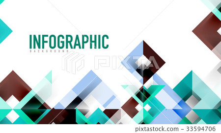 Business presentation geometric template 33594706