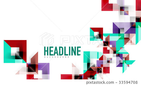 Business presentation geometric template Business presentation geometric template 33594708