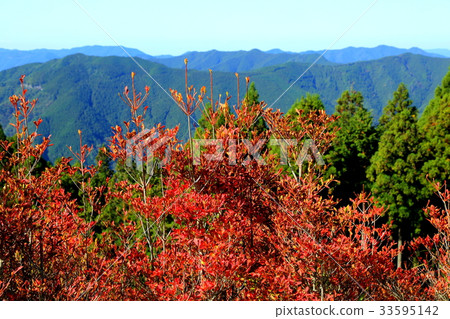 Takano Ryujin skyline in the late fall 33595142
