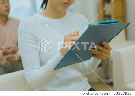 medical history form, medical interview sheet, medical questionnaire 33597935