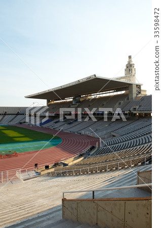 Stadium, Montjuic, Barcelona, Catalonia, Spain Stadium, Montjuic, Barcelona, Catalonia, Spain 33598472