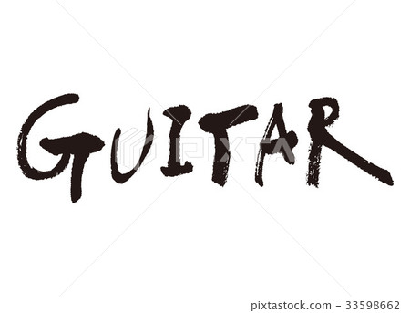 guitar guitar brush character 33598662