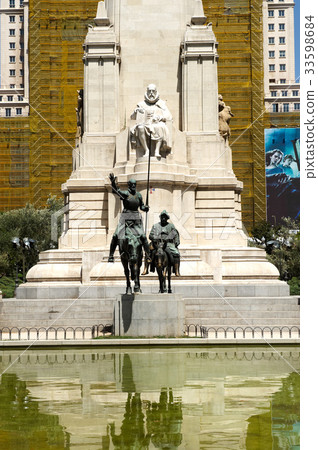 Cervantes, Don Quixote, Spain Square, Madrid, Spain 33598684
